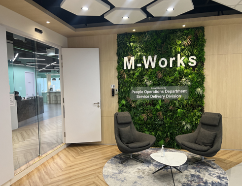 M-Works entrance